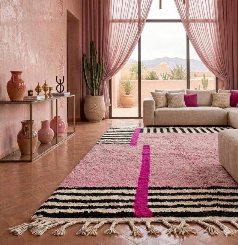 Tapis berbère marocain au charme naturel 250cmx150cm