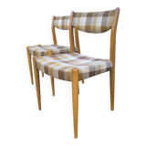 Set of 4 Scandinavian chairs 1970