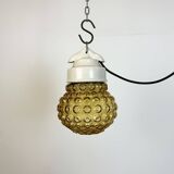 Vintage White Porcelain Pendant Light, 1970s
