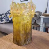 Resin vase design in Space Age style from the 1970s.