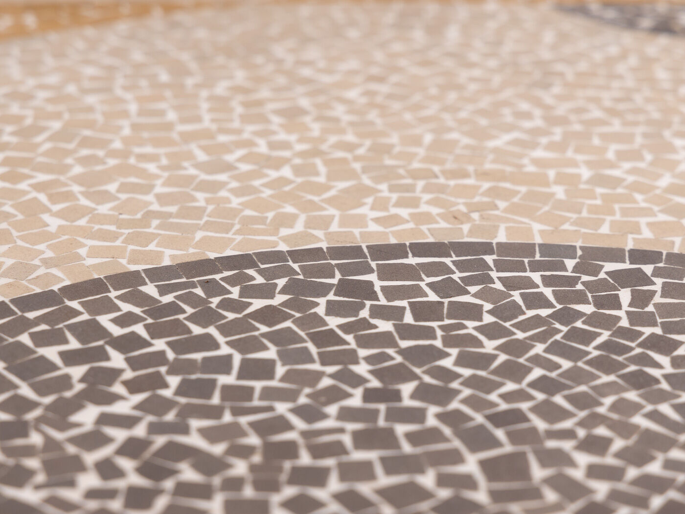 1950s mosaic coffee table