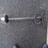 Wrought iron lamp base