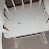 Vintage wooden rocking chair for dolls