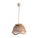 Suspension en osier vintage