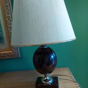 Lampe avec abat jour années 80'S Delmas