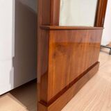Biedermeier Wall Mirror in Cherrywood Veneer, South Germany, 1830s