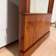 Biedermeier Wall Mirror in Cherrywood Veneer, South Germany, 1830s