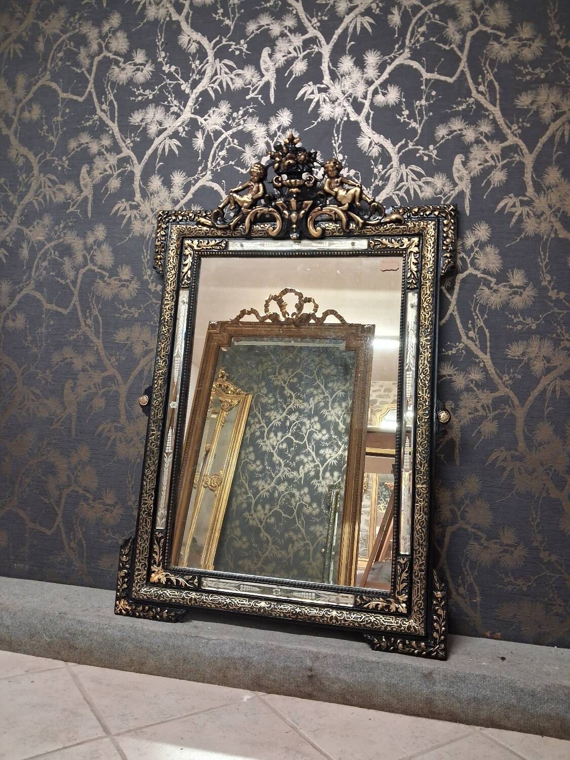 Mirror from the Napoleon III era, 124 x 83