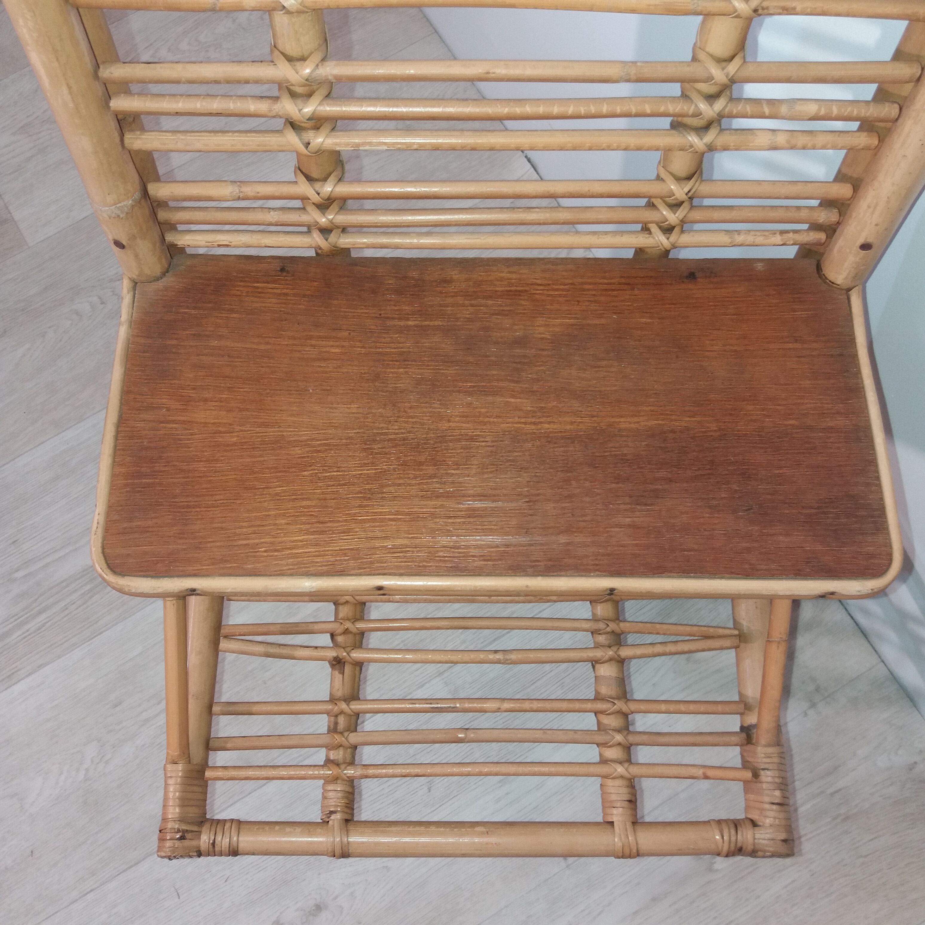 Bedside / Rattan Wall Shelf