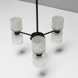 Six lights chandelier 'Zonnewende' by J.W. Bosman for Raak Amsterdam 1965