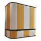 La divine – yellow deckchair striped wall light (large model).