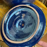 Casserole, enamelled refractory clay pot.