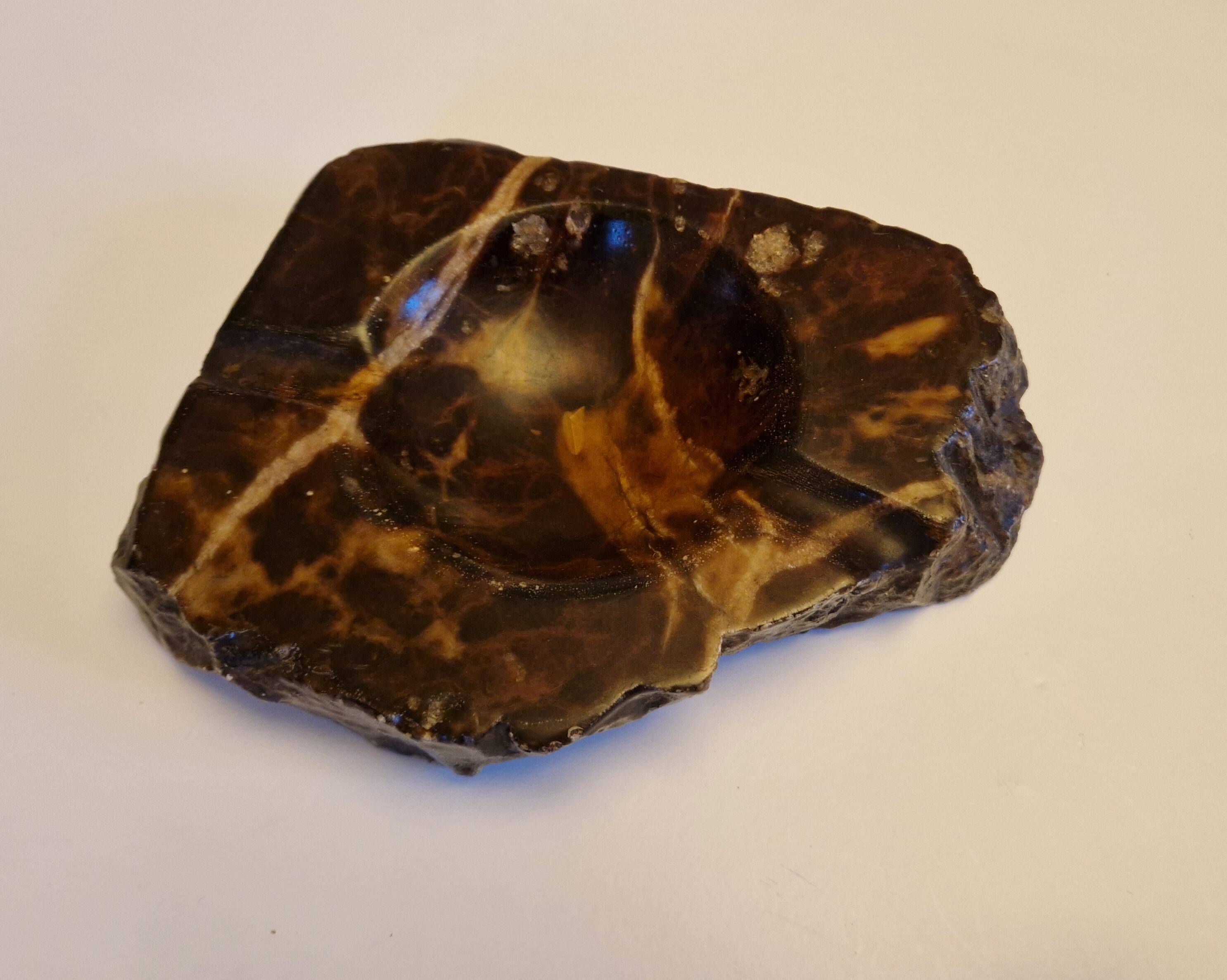 Cendrier en albâtre Italie vintage 1970