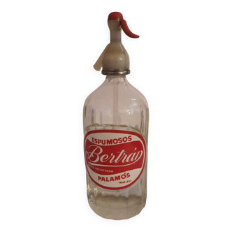 Advertising siphon bottle