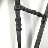 Pair of wrought iron wall light