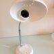 Lampe de bureau en métal blanc vintage années 70/80