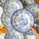 Assiette creuse style anglais
