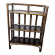 3-tier rattan shelf