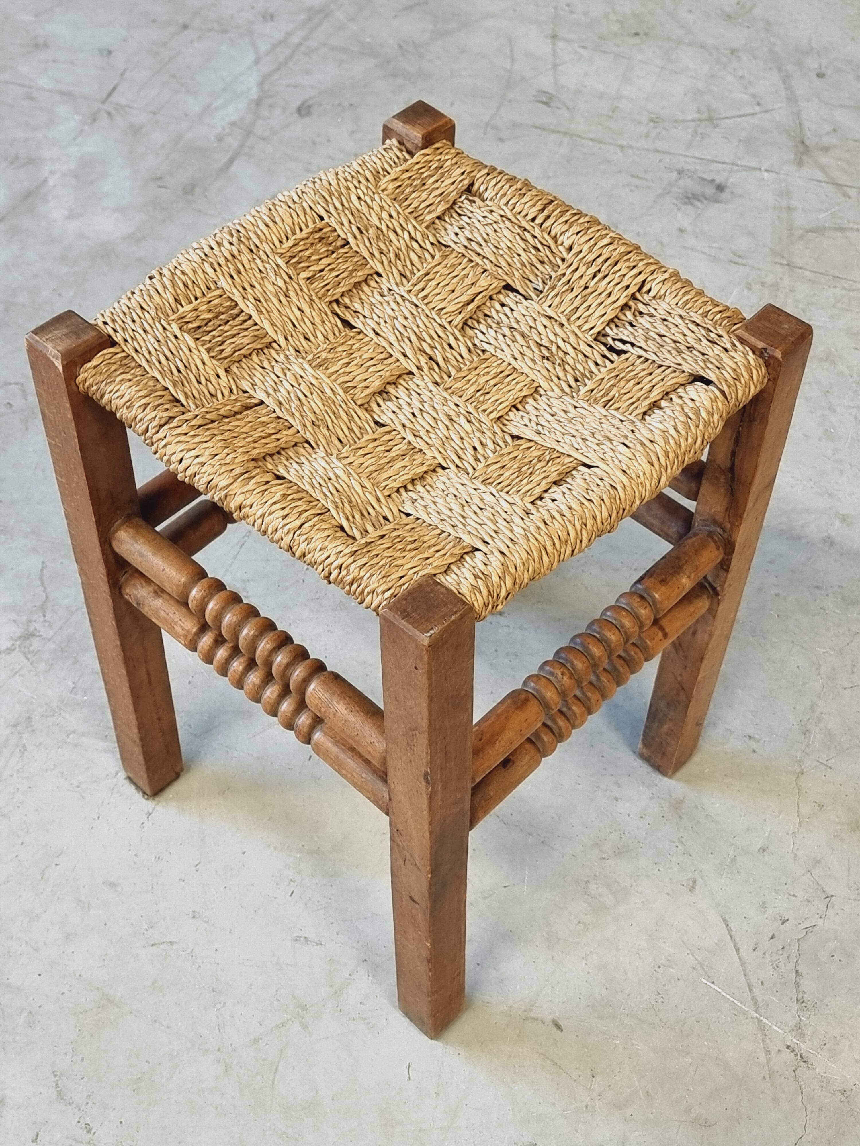 Vintage stool side table plant table