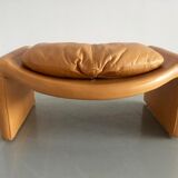 Set of 2 chairs P60 with ottoman by Vittorio Introini for Saporiti 1960
