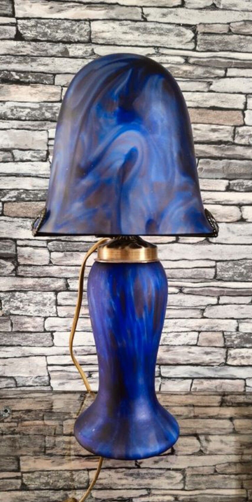 Glass paste lamp 1980