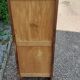 Storage cabinet locker with old wooden curtain