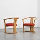 Pair of armchairs by Isamu Kenmochi, Japan circa 1965