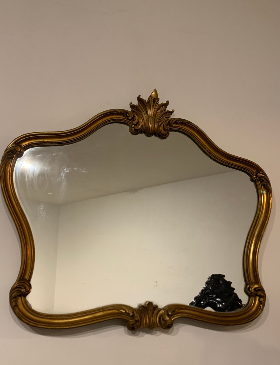 Miroir baroque large à la coquille 69x80cm