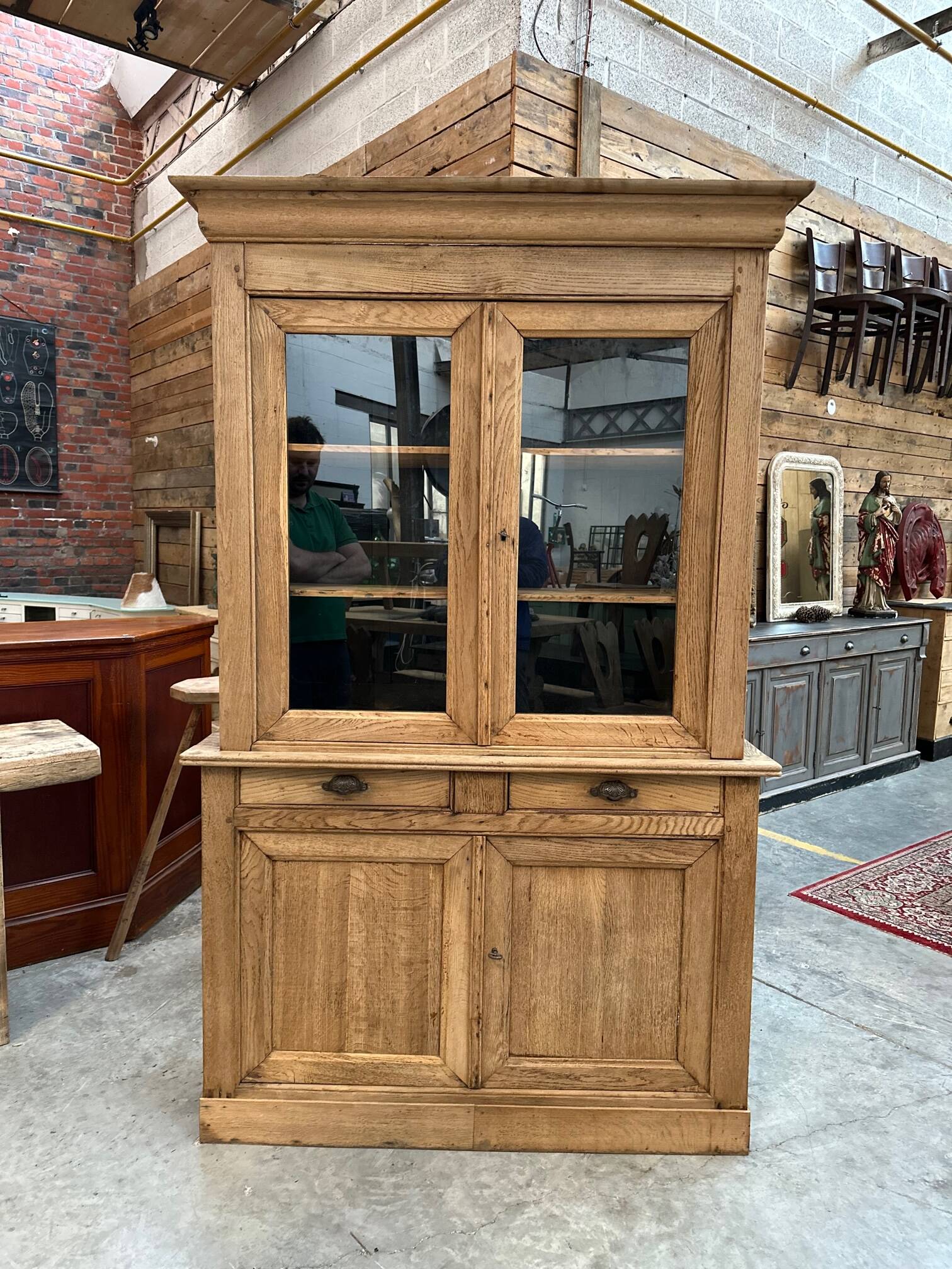 Late 19th century dresser in solid oak