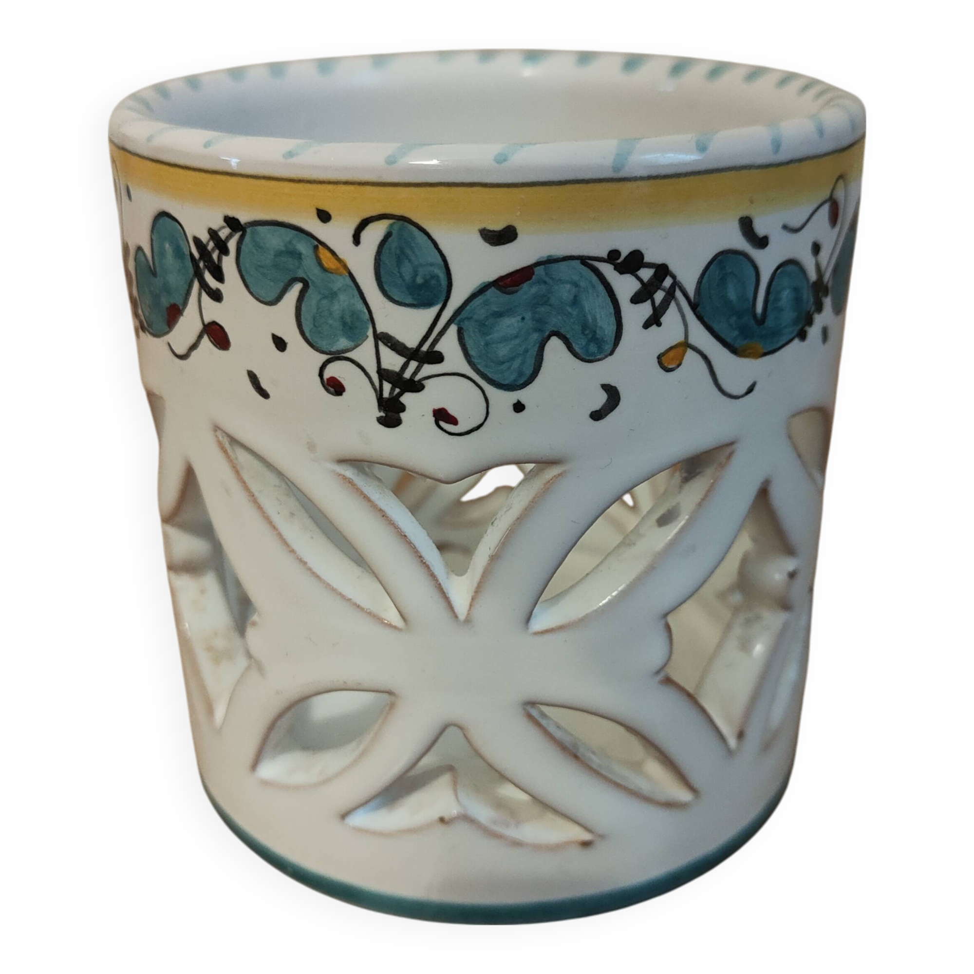 Fima Deruta Candle Holder