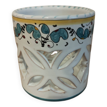 Fima Deruta Candle Holder
