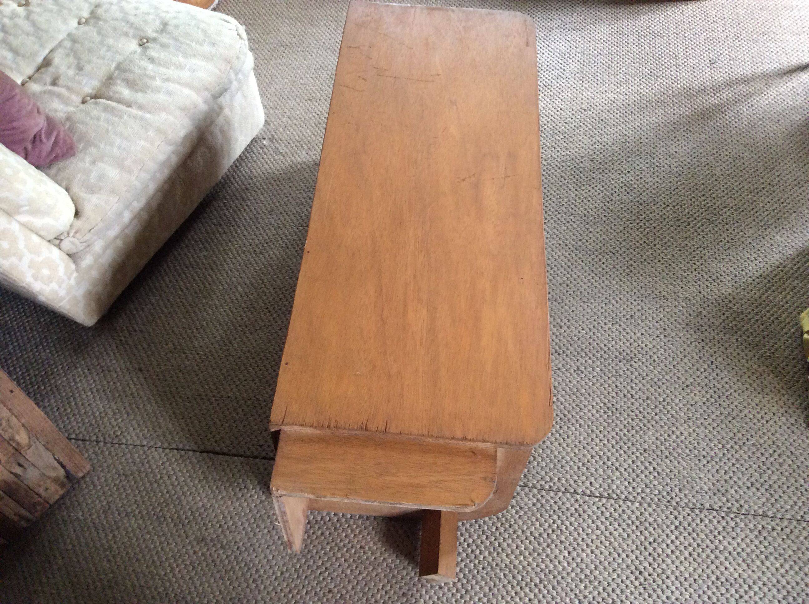 Wooden shelf
