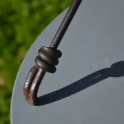 Wrought iron and rattan magazine/newspaper rack