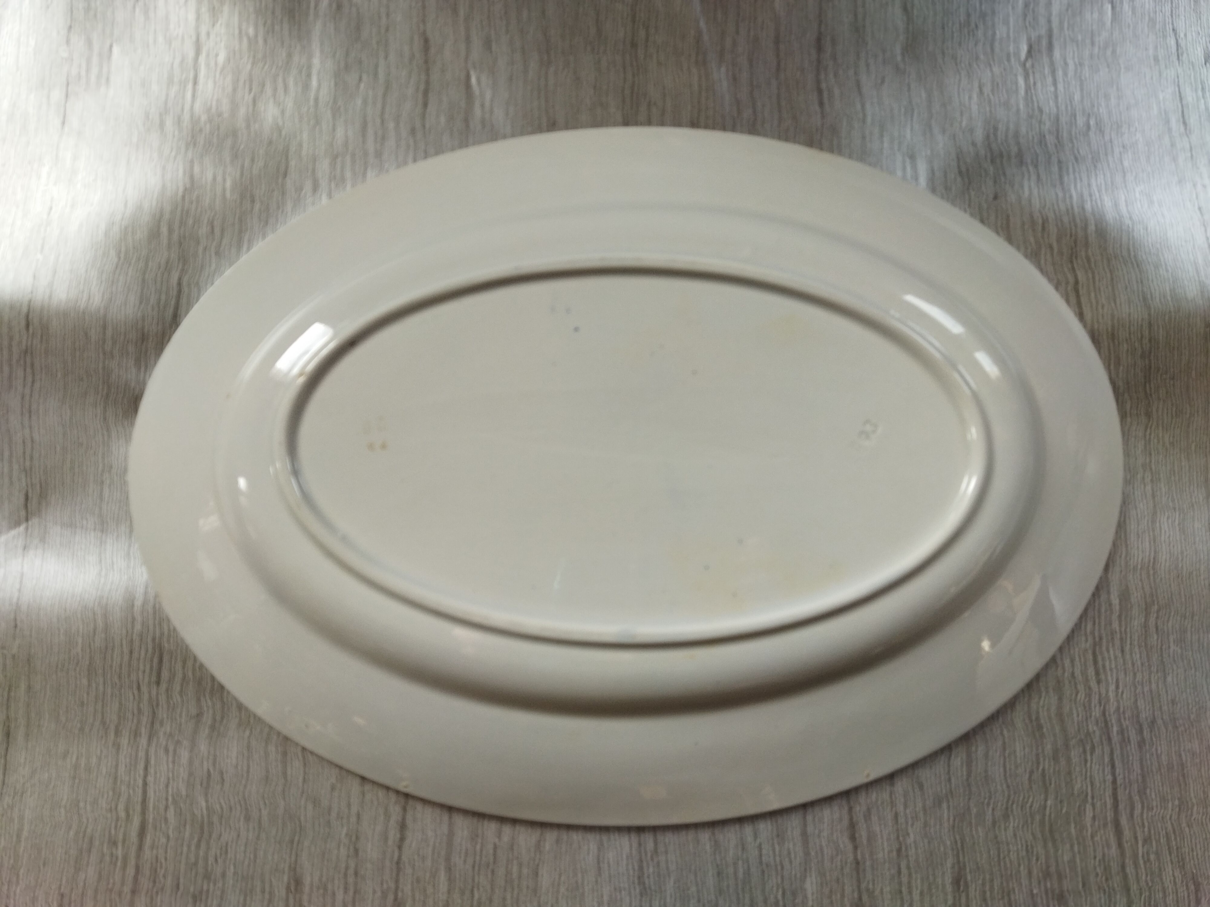 Plat en faïence Fénal Badonviller