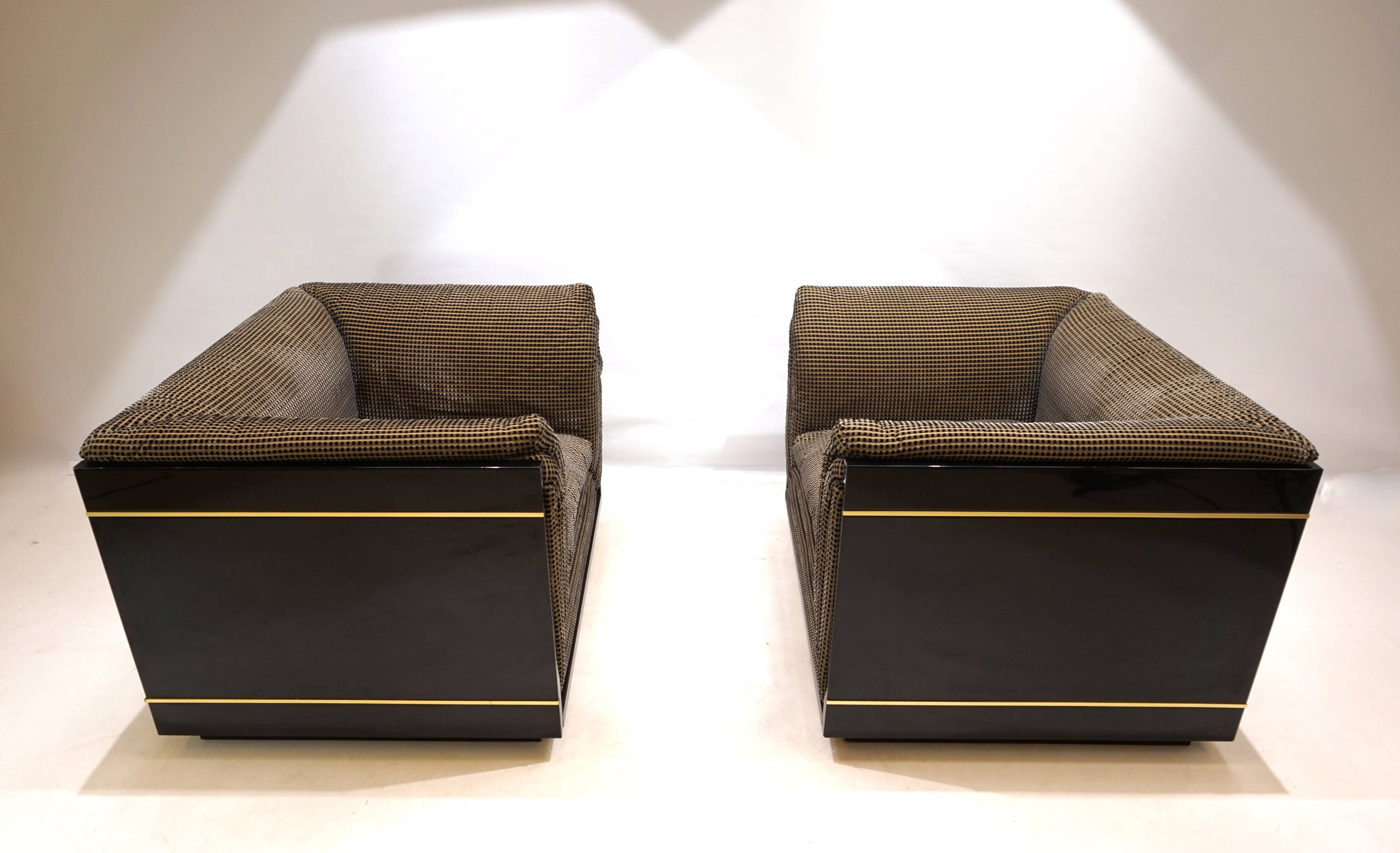 Ensemble de 2 chaises longues attribuées à Pierre Cardin, 1970