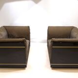 Set of 2 lounge chairs attributed to Pierre Cardin, 1970