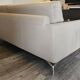 3-seater sofa by Roche Bobois in grey leather.