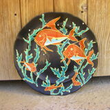 Longwy enamel plate