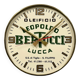 Vintage italian advertising wall clock, 1970s