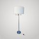 Lampadaire vintage space age en chrome