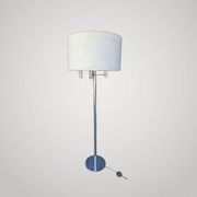 Vintage Floor Lamp 70s Space Age Chrome Sciolari