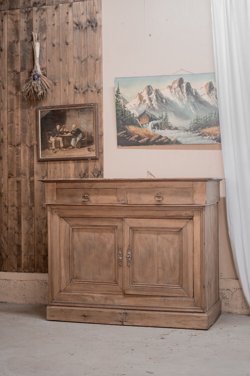 Renovated antique sideboard