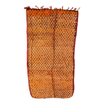 Moroccan rug Boujad orange - 138 x 294 cm