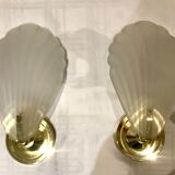 Pair of shell sconces