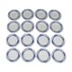 8-person St Amand tableware with Art Deco geometric patterns