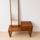 Bench and Mirror in Teak by Kai Kristiansen for Aksel Kjersgaard, 1960s