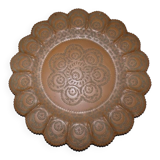 red copper tray