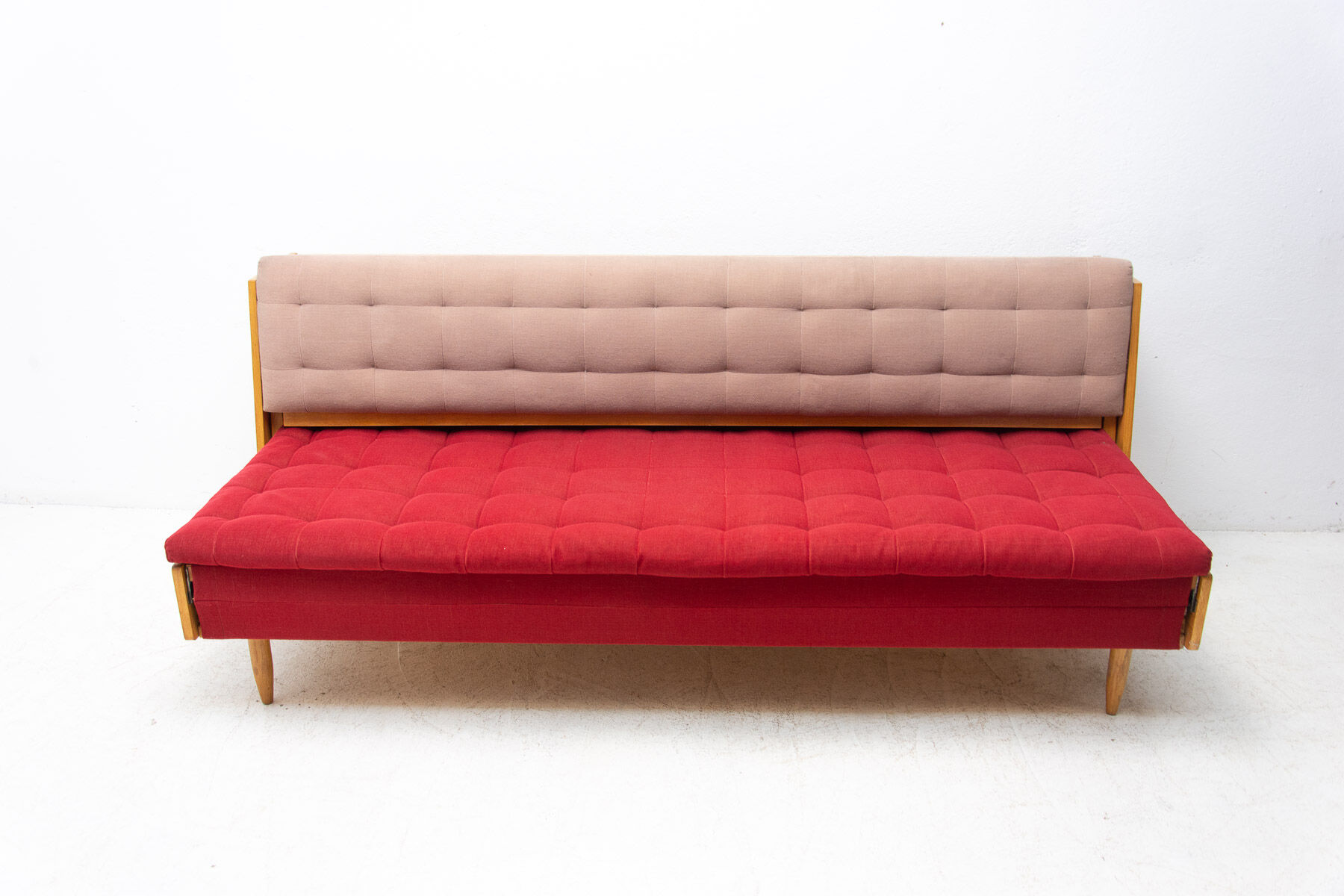 Mid century folding sofabed, 1960´s, Czechoslovakia