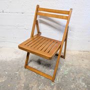 Chaise pliante en bois