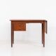 Teak drop-leaf desk